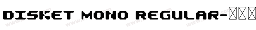 Disket Mono Regular字体转换